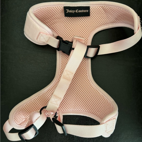 Juicy Contour pink velour pet harness - Picture 4 of 4